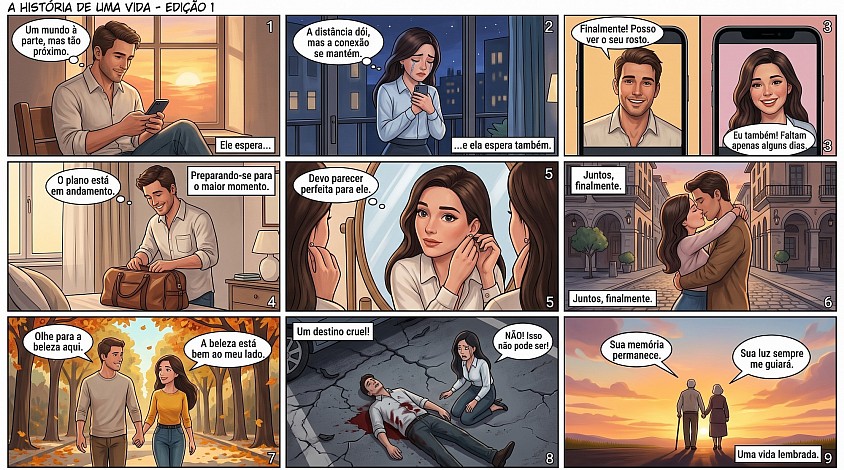 Resumo completo do conto em estilo revista